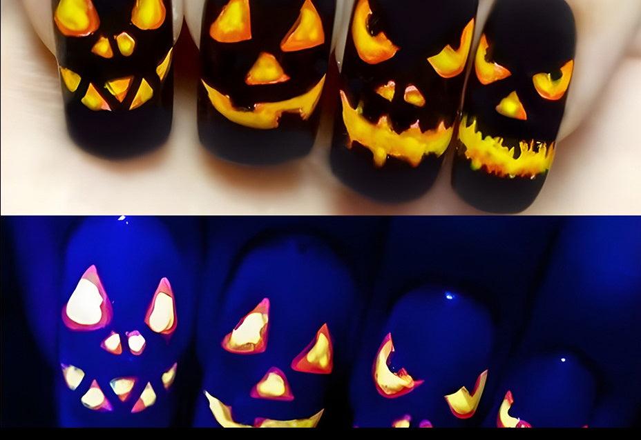 【Halloween nail】24pcs press-on nail with present and toolkit - Cherrylulu Beauty