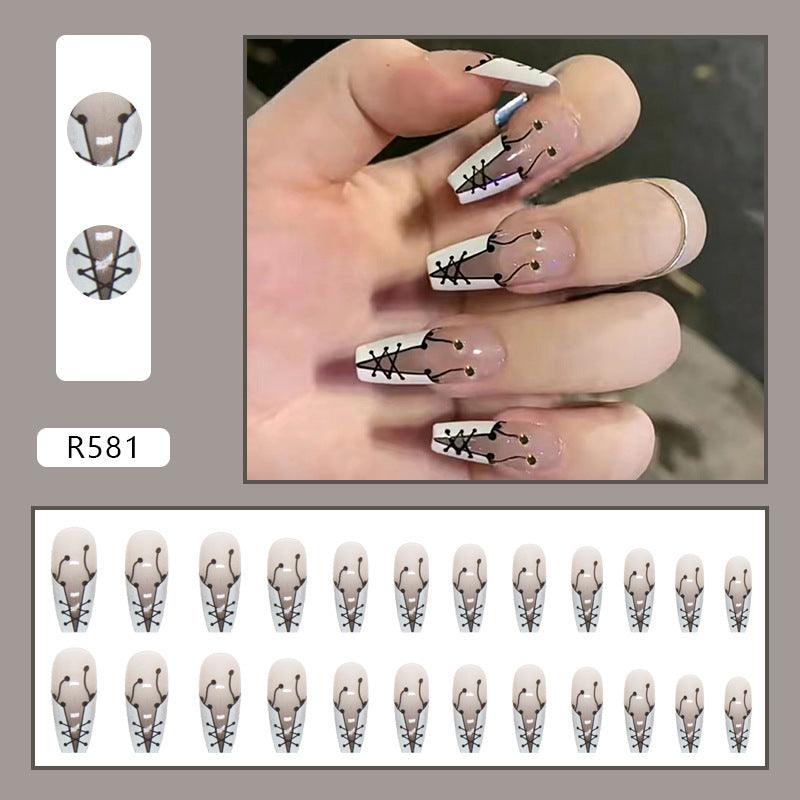 【Halloween nail】24pcs press-on nail with present and toolkit - Cherrylulu Beauty